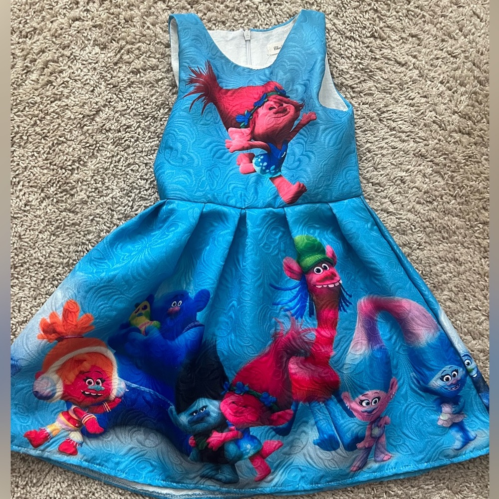 3T Trolls dress
